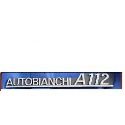 AUTOBIANCHI A112, FREGIO LOGO "AUTOBIANCHI A112 "NERO