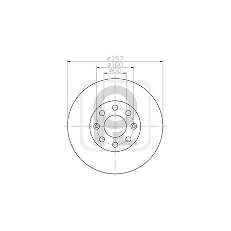 FIAT GRANDE PUNTO, OPEL CORSA D. COPPIA DISCHI FRENO ANTERIORI