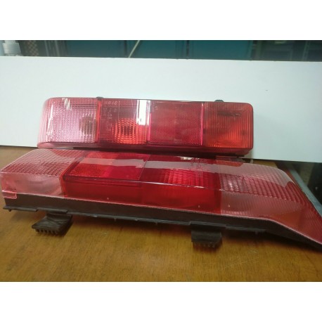 FIAT 500 CINQUECENTO SUITE SPORTING 92-98 COPPIA  FANALI POST. REAR LAMPS ROSSI