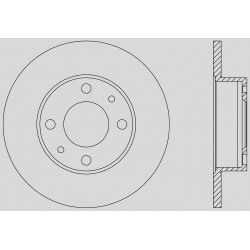 FIAT, DISCHI FRENO ANTERIORE FIAT 127 128 RITMO REGATA PANDA 30/45 UNO